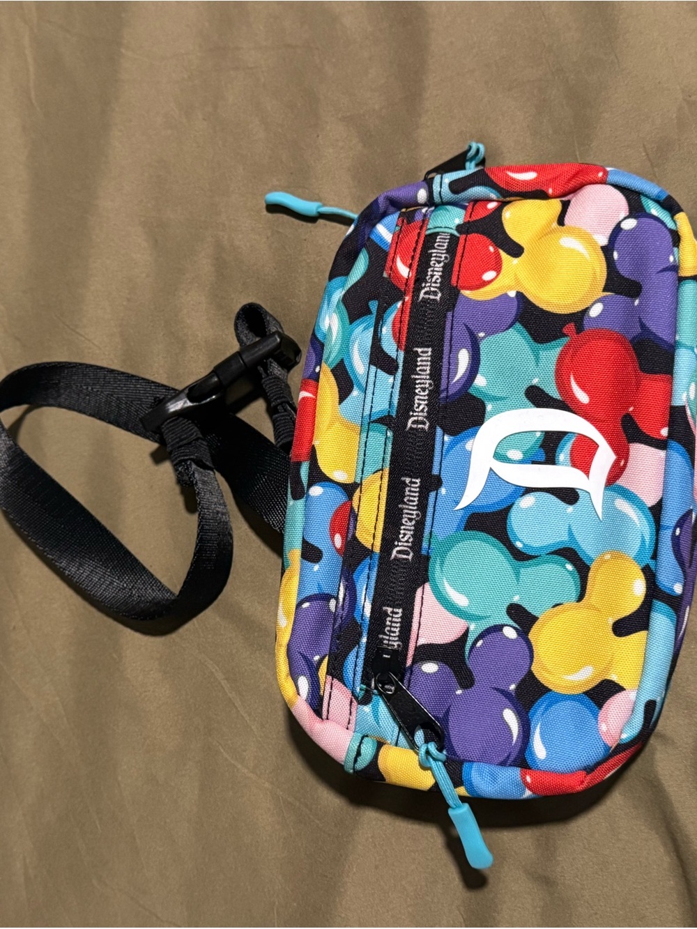 Disney Kids Multi-Color Balloon Minnie Crossbody Bag